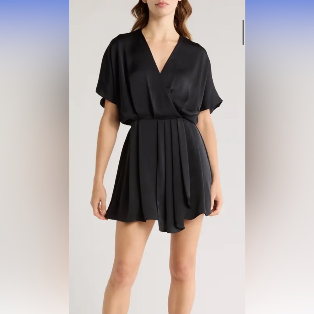 Ramy Brooke Lillie Black  Dress NWT szL
